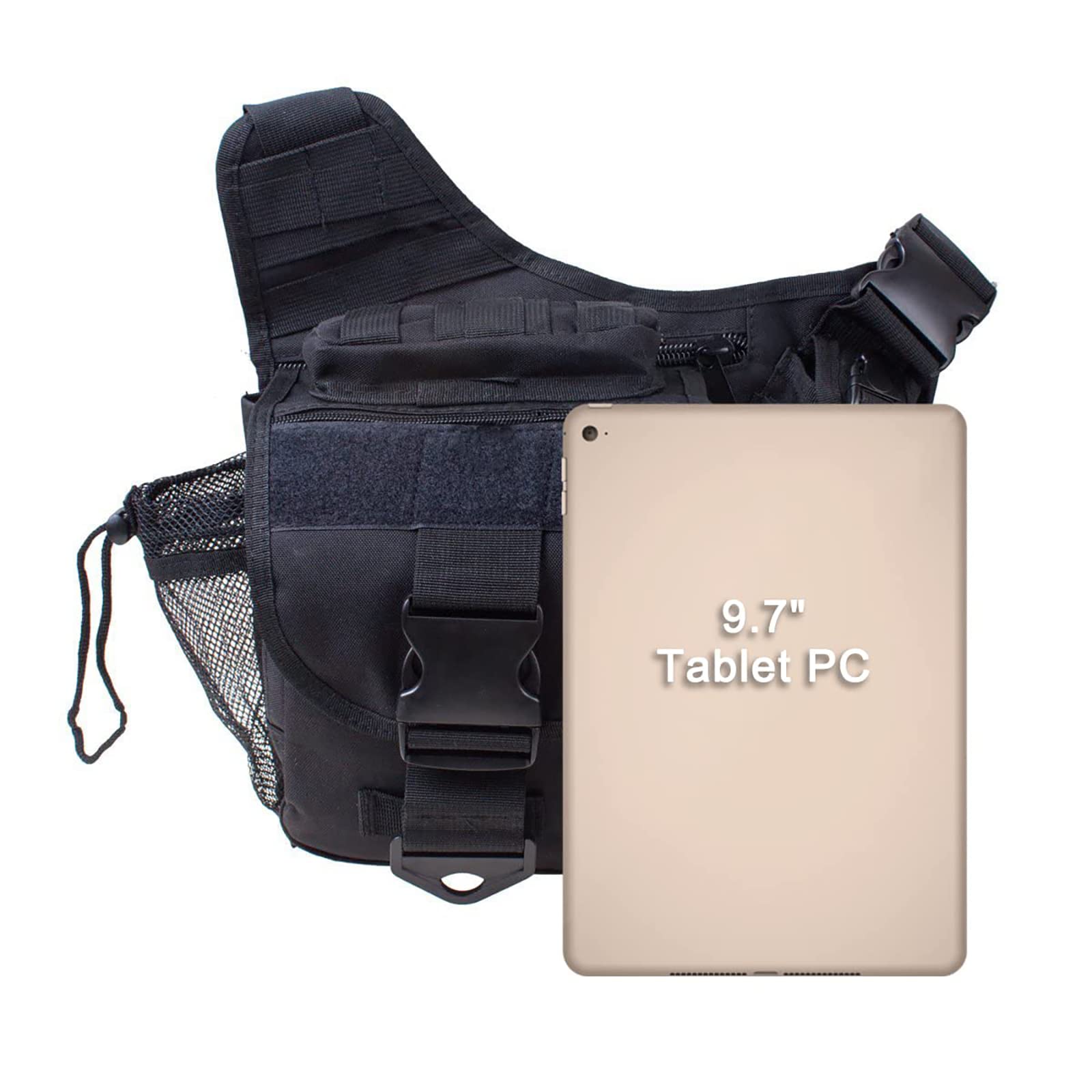 G4Free Activewear - G4Free Tactical Messenger Fishing Tackle Side Bag -D04V163A-D04V163D