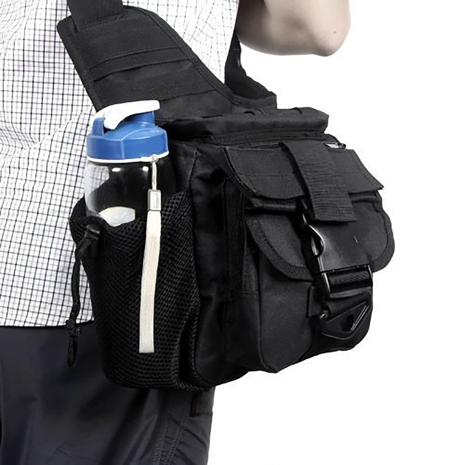 G4Free Activewear - G4Free Tactical Messenger Fishing Tackle Side Bag -D04V163A-D04V163D