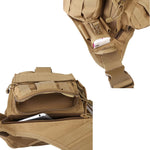 G4Free Activewear - G4Free Tactical Messenger Fishing Tackle Side Bag -D04V163A-D04V163D