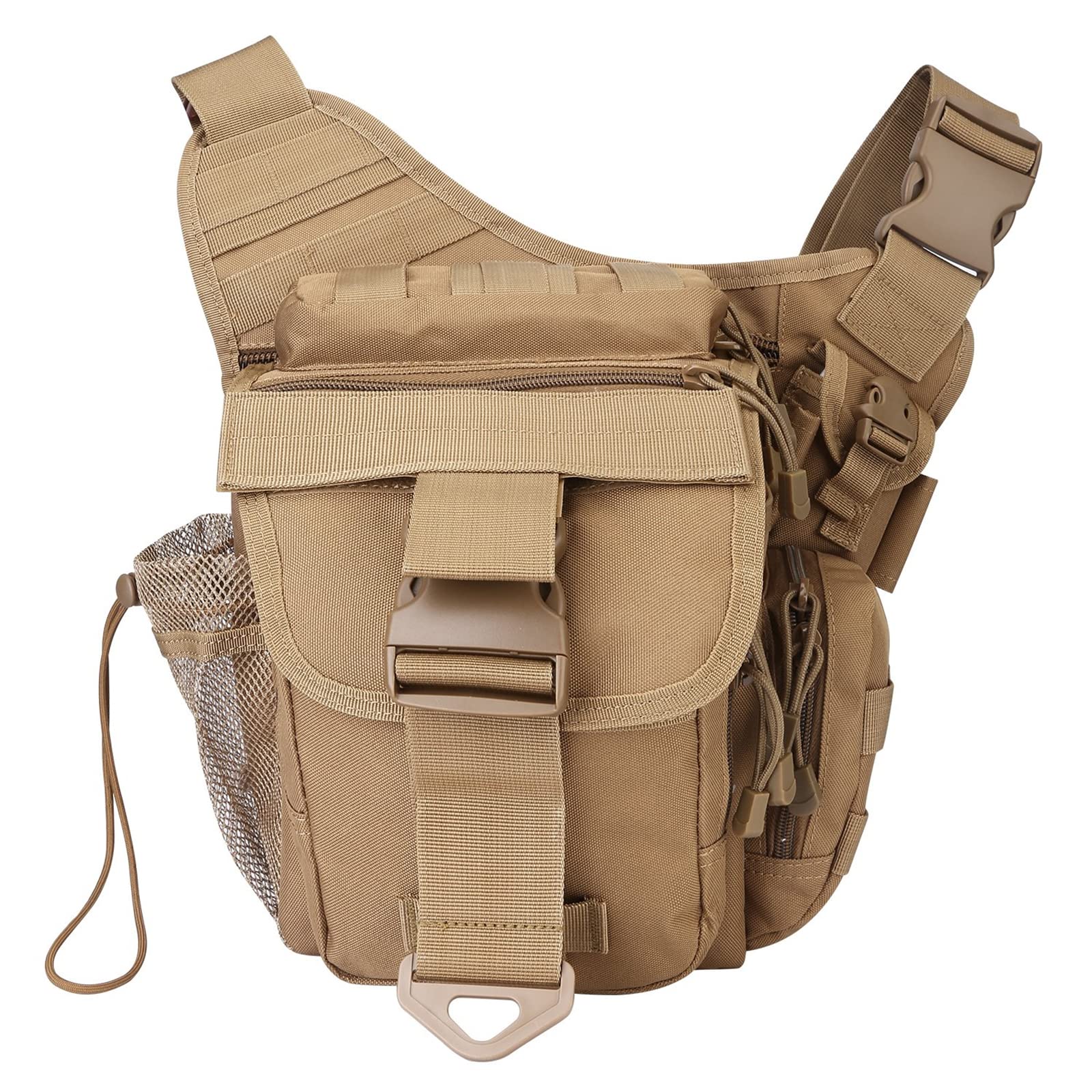 G4Free Activewear - G4Free Tactical Messenger Fishing Tackle Side Bag -D04V163A-D04V163D