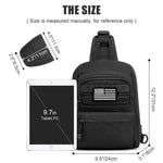 G4Free Activewear - G4Free Tactical Military Rover Shoulder Sling Pack -TN22B161B-TN22B161C-TN22B161A