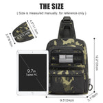 G4Free Activewear - G4Free Tactical Military Rover Shoulder Sling Pack -TN22B161B-TN22B161C-TN22B161A