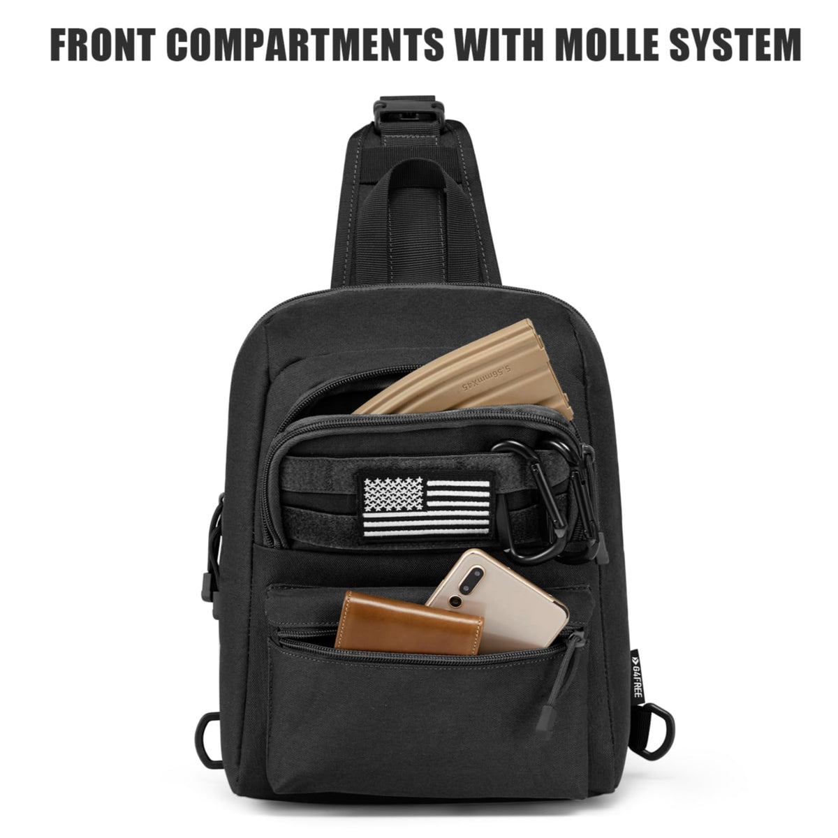 G4Free Activewear - G4Free Tactical Military Rover Shoulder Sling Pack -TN22B161B-TN22B161C-TN22B161A