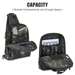 G4Free Activewear - G4Free Tactical Military Rover Shoulder Sling Pack -TN22B161B-TN22B161C-TN22B161A