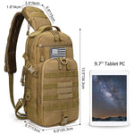 G4Free Activewear - G4Free Tactical Sling Bag -D02V681A-D02V681C