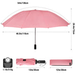 G4Free Activewear - G4Free UPF 50+ UV Protection 54 Inch Large Reverse Travel Umbrella -NT21A010B-NT21A010A-NT21A010C-NT21A010D-NT22A170A