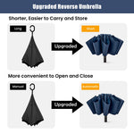G4Free Activewear - G4Free UPF 50+ UV Protection 54 Inch Large Reverse Travel Umbrella -NT21A010B-NT21A010A-NT21A010C-NT21A010D-NT22A170A