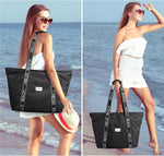 G4Free Activewear - G4Free Waterproof Women Personalized Strap Tote Bag -TN24B344B-TN24B344A-TN24B344C
