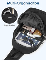 G4Free Activewear - G4Free Women Crossbody Casual Sling Chest Backpack -TN24B440B-TN24B440A-TN24B440C