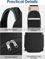 G4Free Activewear - G4Free Women Crossbody Casual Sling Chest Backpack -TN24B440B-TN24B440A-TN24B440C