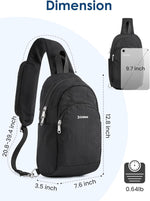 G4Free Activewear - G4Free Women Crossbody Casual Sling Chest Backpack -TN24B440B-TN24B440A-TN24B440C