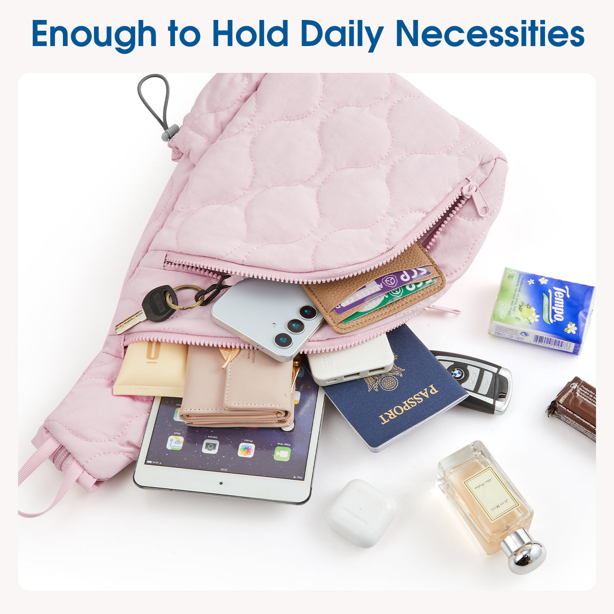 G4Free Activewear - G4Free Women Daily Outings Sling Daypack Bag -TN24B441A-TN24B441C-TN24B441B