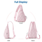 G4Free Activewear - G4Free Women Daily Outings Sling Daypack Bag -TN24B441B-TN24B441A-TN24B441C