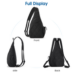 G4Free Activewear - G4Free Women Daily Outings Sling Daypack Bag -TN24B441B-TN24B441A-TN24B441C