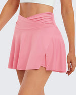 G4Free Activewear - High-Rise Athletic Golf Short Skirt -GF22H058AA-S-GF22H058AB-M-GF22H058AC-L-GF22H058AD-XL-GF22H058AE-XXL