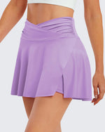 G4Free Activewear - High-Rise Athletic Golf Short Skirt -GF22H058AA-S-GF22H058AB-M-GF22H058AC-L-GF22H058AD-XL-GF22H058AE-XXL