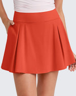 G4Free Activewear - High Waisted Athletic Golf Skorts -GF25H356AA-S-GF25H356AB-M-GF25H356AC-L-GF25H356AD-XL-GF25H356AE-XXL