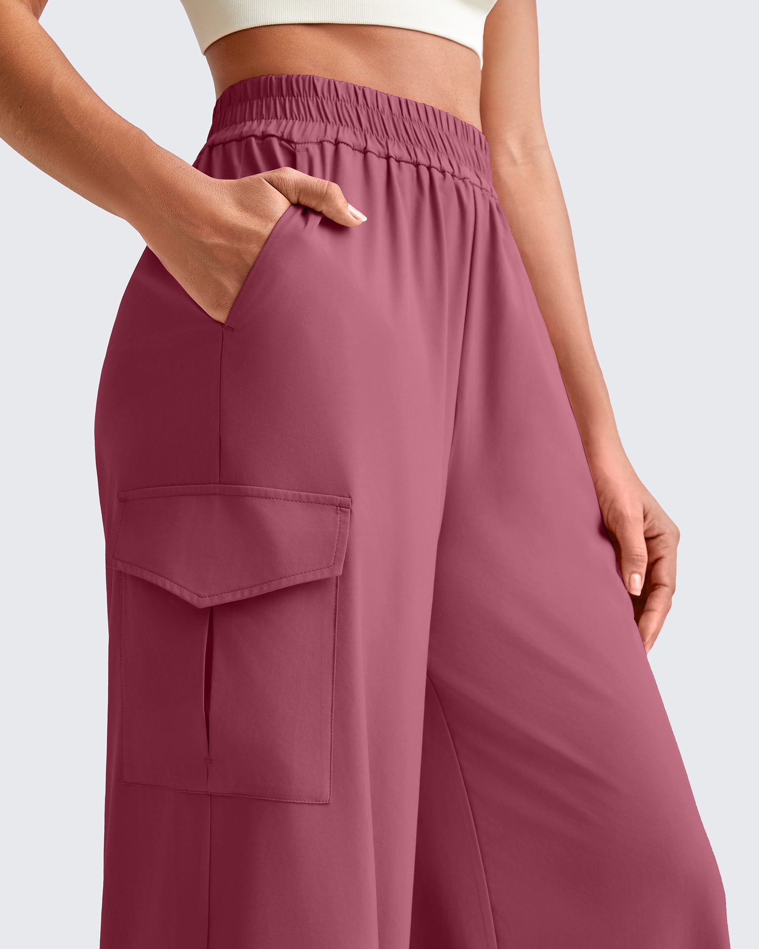 G4Free Activewear - High Waisted Wide Leg Cargo Pants -GF25J437AA-S-GF25J438AA-S-GF25J439AA-S-GF25J437AB-M-GF25J438AB-M