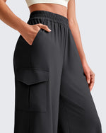 G4Free Activewear - High Waisted Wide Leg Cargo Pants -GF25J437AA-S-GF25J438AA-S-GF25J439AA-S-GF25J437AB-M-GF25J438AB-M