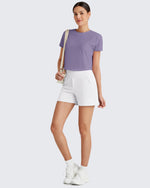 G4Free Activewear - Lightbreeze Batwing Sleeve Workout Tops -GF25K343AA-S-GF25K343AB-M-GF25K343AC-L-GF25K343AD-XL-GF25K343AF-XS