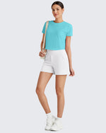 G4Free Activewear - Lightbreeze Batwing Sleeve Workout Tops -GF25K343AA-S-GF25K343AB-M-GF25K343AC-L-GF25K343AD-XL-GF25K343AF-XS