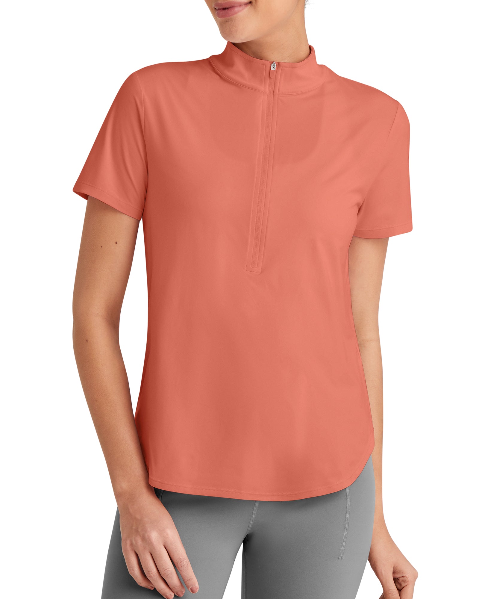 G4Free Activewear - Lightbreeze UPF 50+ Half Zip Golf Short Sleeve -GF25K340AA-S-GF25K340AB-M-GF25K340AC-L-GF25K340AD-XL-GF25K340AE-XXL