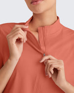 G4Free Activewear - Lightbreeze UPF 50+ Half Zip Golf Short Sleeve -GF25K340AA-S-GF25K340AB-M-GF25K340AC-L-GF25K340AD-XL-GF25K340AE-XXL