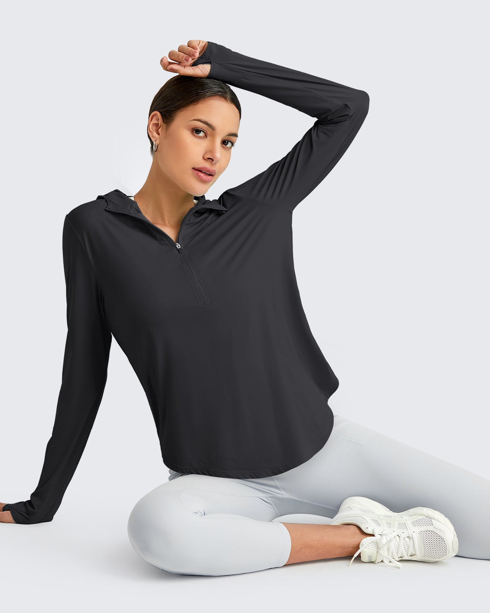 G4Free Activewear - Lightbreeze UPF 50+ Sun with Hoodie Shirts -GF25B374AA-S-GF25B374AB-M-GF25B374AC-L-GF25B374AD-XL-GF25B374AE-XXL