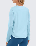 G4Free Activewear - Lightweight Cropped Workout Sun Long Sleeve Tops -GF24B209AA-S-GF24B209AB-M-GF24B209AC-L-GF24B209AD-XL-GF24B209AF-XS