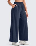 G4Free Activewear - Lightweight Wide Leg Palazzo Ankle Pants -GF25J497CA-S-GF25J498CA-S-GF25J499CA-S-GF25J497CB-M-GF25J498CB-M