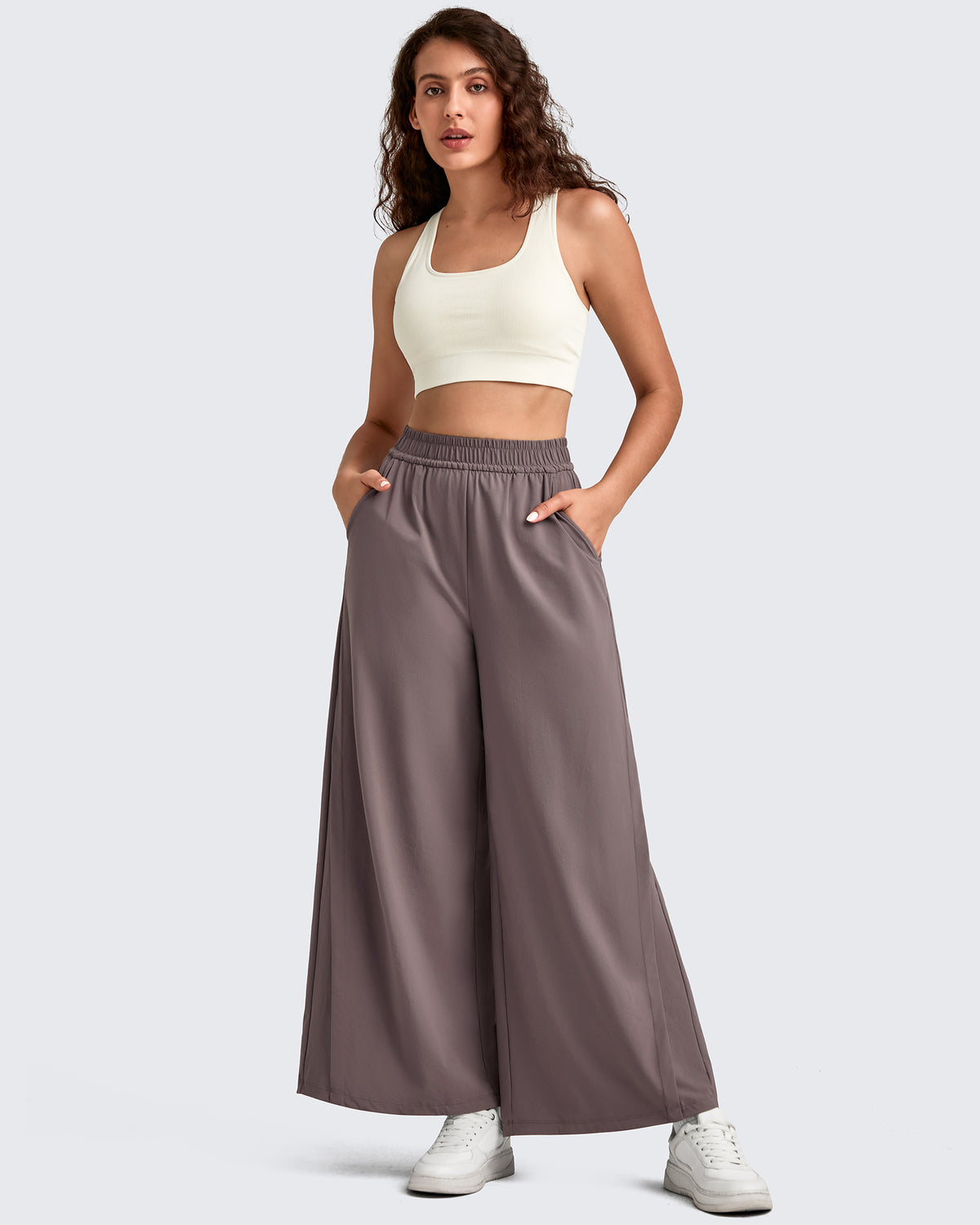 G4Free Activewear - Lightweight Wide Leg Palazzo Ankle Pants -GF25J497CA-S-GF25J498CA-S-GF25J499CA-S-GF25J497CB-M-GF25J498CB-M