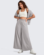 G4Free Activewear - Lightweight Wide Leg Palazzo Ankle Pants -GF25J497CA-S-GF25J498CA-S-GF25J499CA-S-GF25J497CB-M-GF25J498CB-M