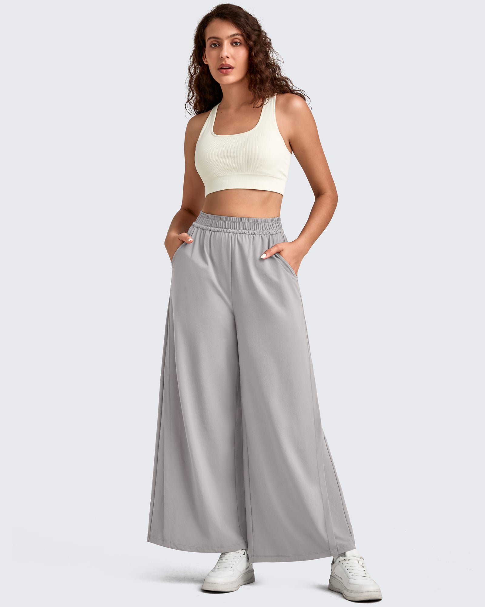 G4Free Activewear - Lightweight Wide Leg Palazzo Ankle Pants -GF25J497CA-S-GF25J498CA-S-GF25J499CA-S-GF25J497CB-M-GF25J498CB-M