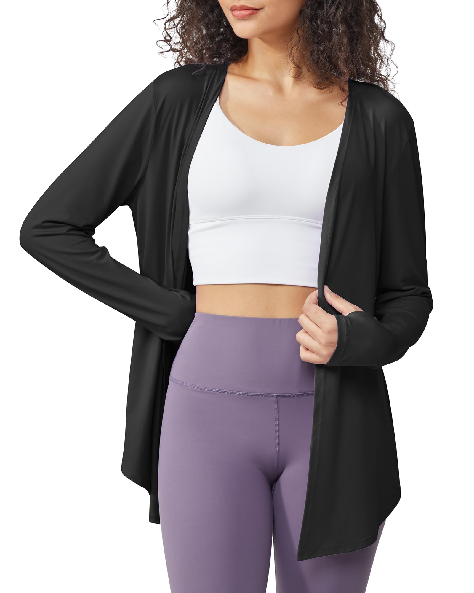 G4Free Activewear - Long Sleeve Lightweight Sun Shirts Cardigans -GF24B206BA-S-GF24B206BB-M-GF24B206BC-L-GF24B206BD-XL-GF24B206BE-XXL