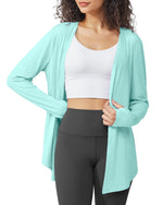 G4Free Activewear - Long Sleeve Lightweight Sun Shirts Cardigans -GF24B206BA-S-GF24B206BB-M-GF24B206BC-L-GF24B206BD-XL-GF24B206BE-XXL