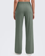 G4Free Activewear - Loose Front Pleats Drawstring Casual Pants -GF24J310AA-S-GF24J311AA-S-GF24J312AA-S-GF24J310AB-M-GF24J311AB-M