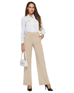 G4Free Activewear - Loose High-Waist Business Casual Pants -GF23J172AF-XS-GF23J172AA-S-GF23J172AB-M-GF23J172AC-L-GF23J172AD-XL