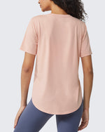 G4Free Activewear - Loose Hip Length Short Sleeve Workout Tops -GF24B198AA-S-GF24B198AB-M-GF24B198AC-L-GF24B198AD-XL-GF24B198AE-XXL