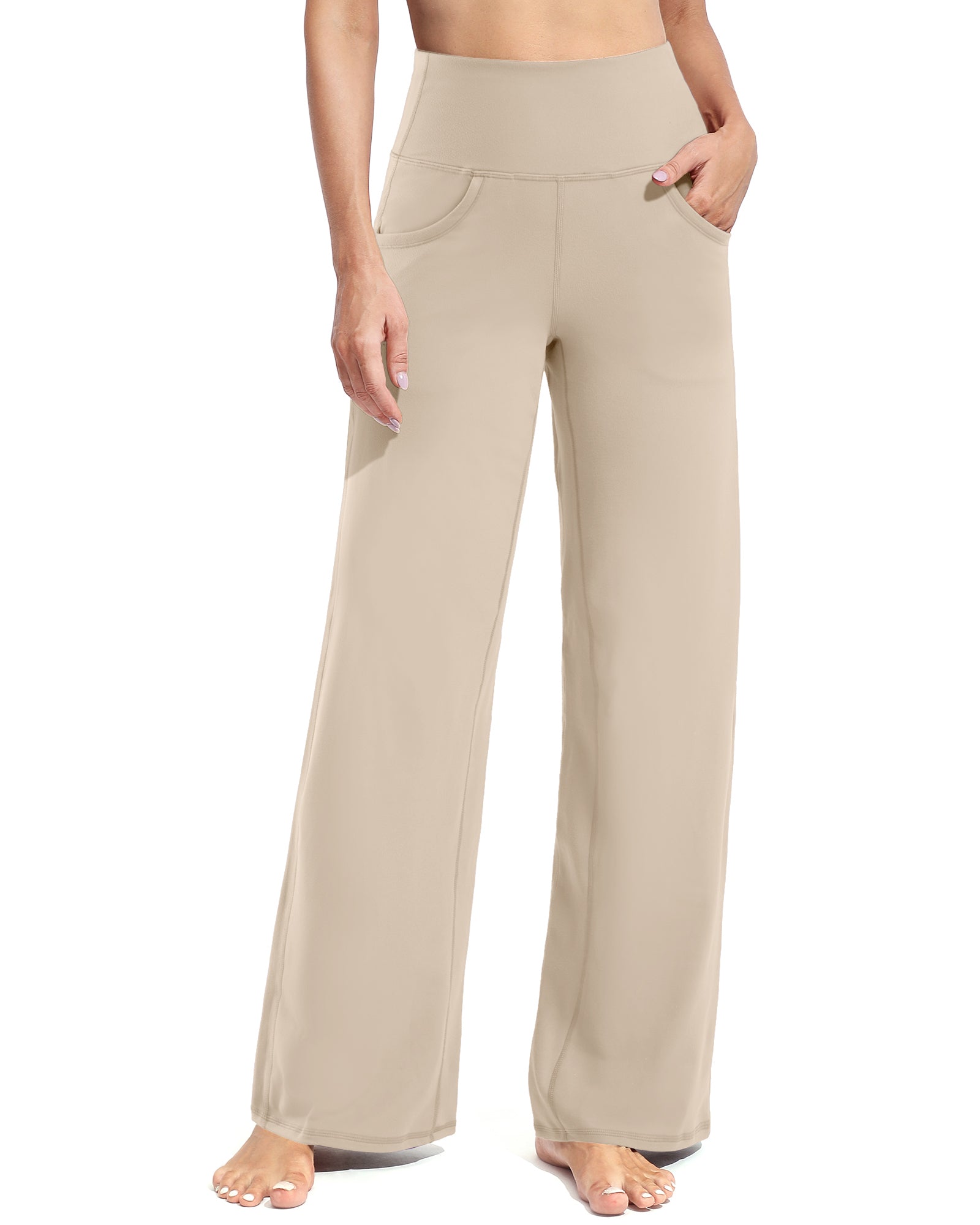 G4Free Activewear - Wide Leg Pants Woman Yoga Pants with Pockets 28 -PM23D152AA-S-PM23D152AB-M-PM23D152AC-L-PM23D152AD-XL-PM23D152AE-XXL