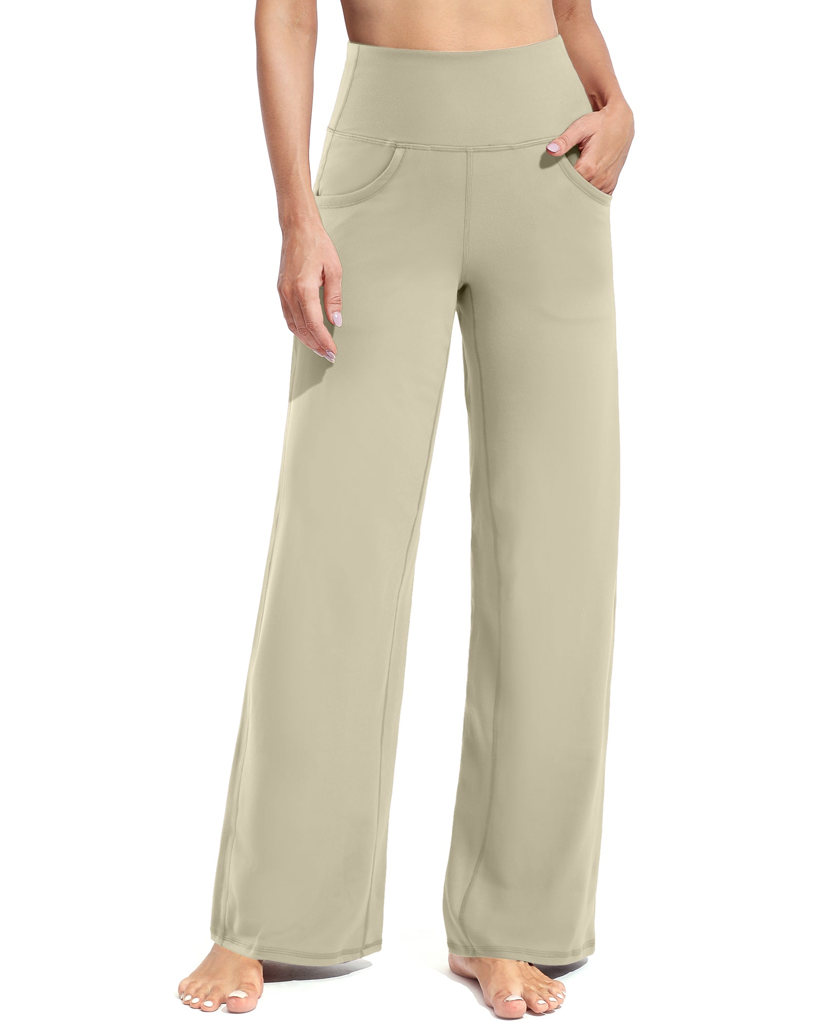 G4Free Activewear - Wide Leg Pants Woman Yoga Pants with Pockets 28 -PM23D152AA-S-PM23D152AB-M-PM23D152AC-L-PM23D152AD-XL-PM23D152AE-XXL