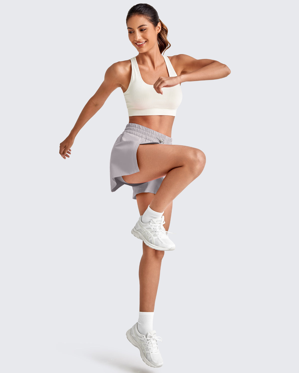 G4Free Activewear - Quick Dry 2 in 1 Athletic Running Shorts -GF25E412EA-S-GF25E412EB-M-GF25E412EC-L-GF25E412ED-XL-GF25E412EE-XXL