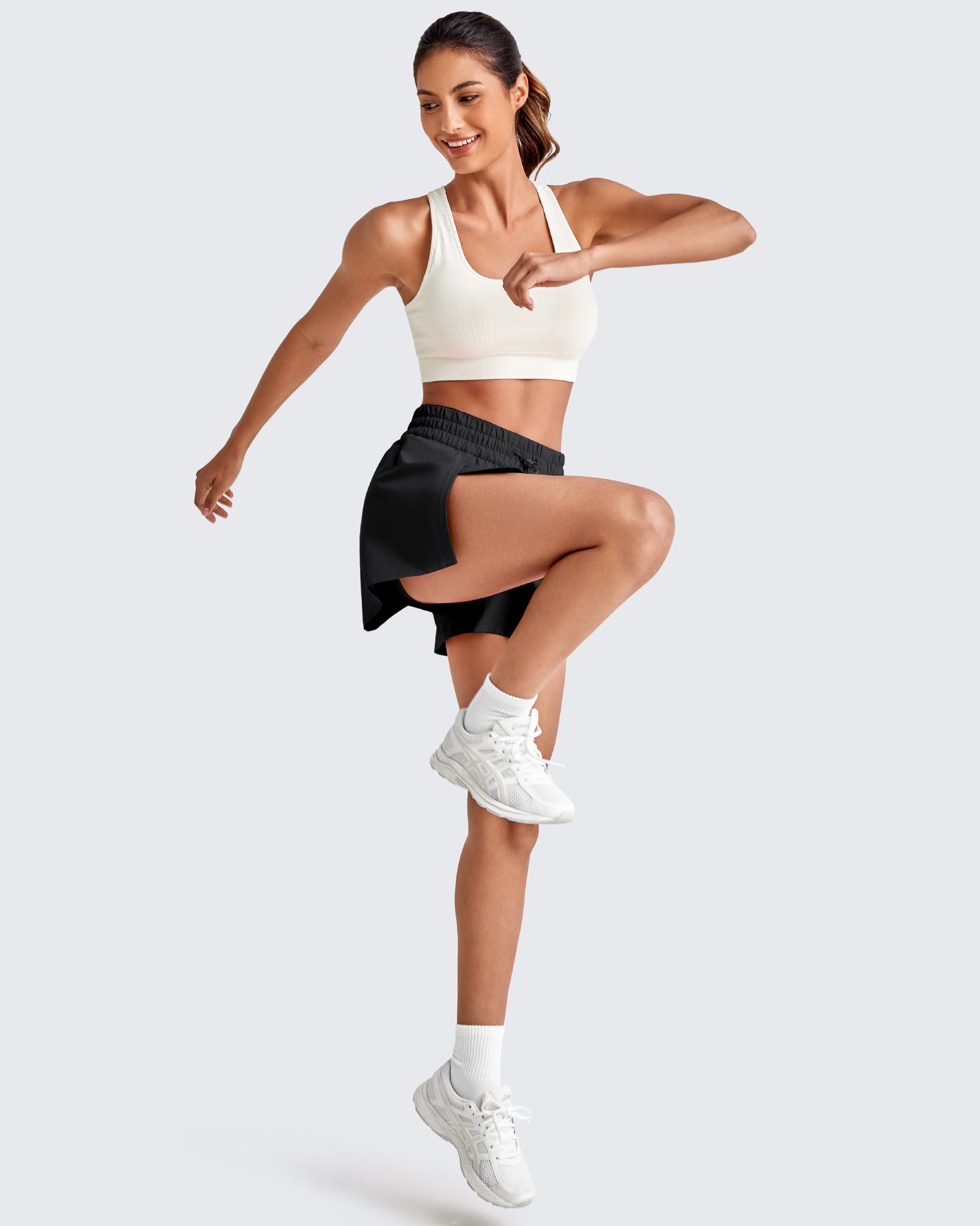 G4Free Activewear - Quick Dry 2 in 1 Athletic Running Shorts -GF25E412EA-S-GF25E412EB-M-GF25E412EC-L-GF25E412ED-XL-GF25E412EE-XXL