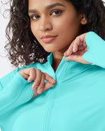 G4Free Activewear - Quick Dry High Neck Sun Half Zip Tops -GF23B126KF-XS-GF23B126KA-S-GF23B126KB-M-GF23B126KC-L-GF23B126KD-XL