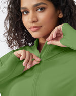 G4Free Activewear - Quick Dry High Neck Sun Half Zip Tops -GF23B126KF-XS-GF23B126KA-S-GF23B126KB-M-GF23B126KC-L-GF23B126KD-XL