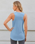 G4Free Activewear - Quick Dry Scoop Neck Sleeveless Tops -GF24B222BF-XS-GF24B222BA-S-GF24B222BB-M-GF24B222BC-L-GF24B222BD-XL