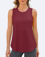 G4Free Activewear - Quick Dry Scoop Neck Sleeveless Tops -GF24B222BF-XS-GF24B222BA-S-GF24B222BB-M-GF24B222BC-L-GF24B222BD-XL