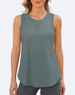 G4Free Activewear - Quick Dry Scoop Neck Sleeveless Tops -GF24B222BF-XS-GF24B222BA-S-GF24B222BB-M-GF24B222BC-L-GF24B222BD-XL