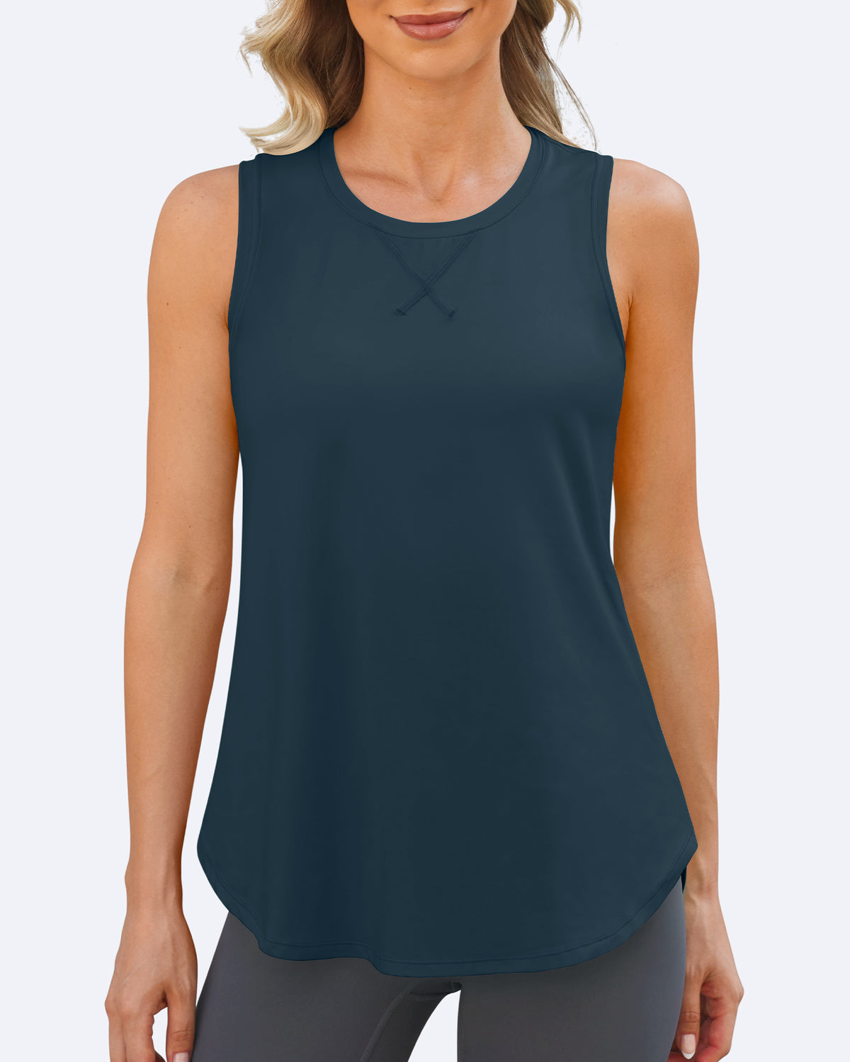 G4Free Activewear - Quick Dry Scoop Neck Sleeveless Tops -GF24B222BF-XS-GF24B222BA-S-GF24B222BB-M-GF24B222BC-L-GF24B222BD-XL