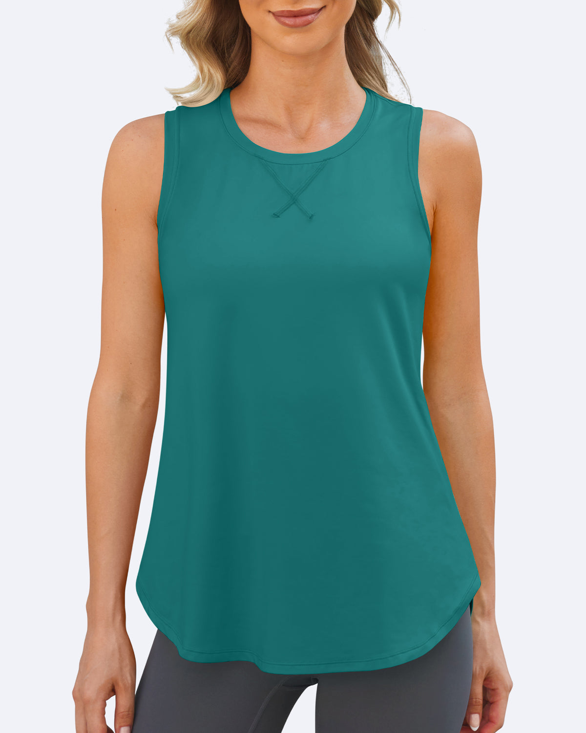 G4Free Activewear - Quick Dry Scoop Neck Sleeveless Tops -GF24B222BF-XS-GF24B222BA-S-GF24B222BB-M-GF24B222BC-L-GF24B222BD-XL