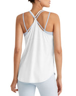 G4Free Activewear - Quick Dry Y Back Athletic Sleeveless Tanks -GF25L386AA-S-GF25L386AB-M-GF25L386AC-L-GF25L386AD-XL-GF25L386AE-XXL